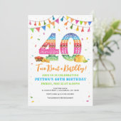 40e verjaardag van de uitnodiging van Fiesta (Staand voorkant)