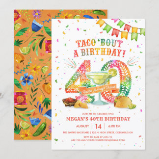 40e verjaardag van de uitnodiging van Fiesta