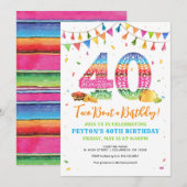 40e verjaardag van de uitnodiging van Fiesta (Voorkant / Achterkant)