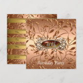 40e verjaardag van de uitnodigingen van de partij (Voorkant / Achterkant)