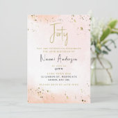 40e verjaardag van de uitnodigingsproze kaart (Staand voorkant)