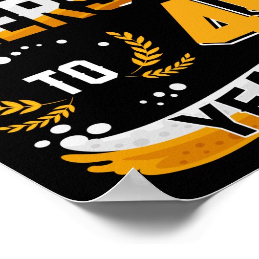 40e verjaardag van de verkiezing tot 40 jaar poster (Hoek)