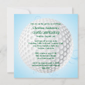 40e verjaardag van de vrouwengolf kaart (Achterkant)