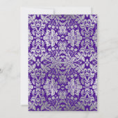 40e verjaardag van de Zilveren Paars Kaart (Achterkant)