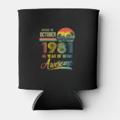  40e verjaardag van het cadeau van oktober 1981 blikjeskoeler (Voorkant)