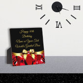 40e verjaardag van het cadeau voor baas, medewerke fotoplaat