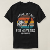 40e verjaardag van het cadeautje voor Mannen van v T-shirt (Design voorkant)