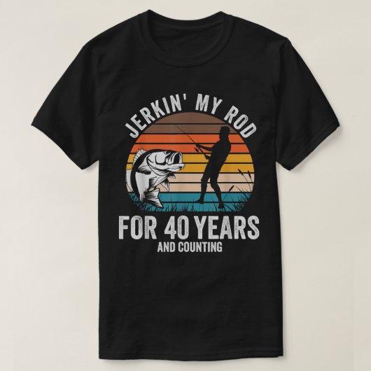 40e verjaardag van het cadeautje voor Mannen van v T-shirt (Design voorkant)