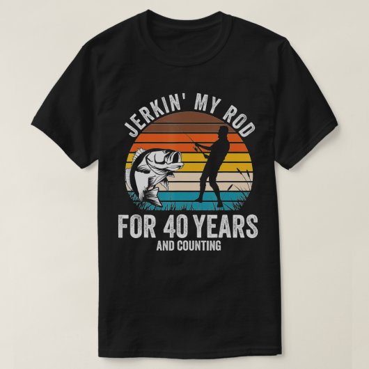 40e verjaardag van het cadeautje voor Mannen van v T-shirt (Design voorkant)