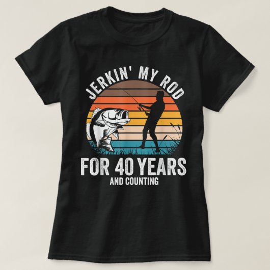 40e verjaardag van het cadeautje voor Mannen van v T-shirt (Design voorkant)