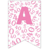 40e verjaardag van het Patroon van het Aantal Roze Vlaggetjes (Derde vlag)