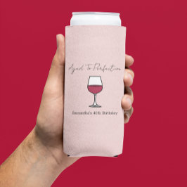 40e verjaardag van perfecte wijn seltzer blikjeskoeler