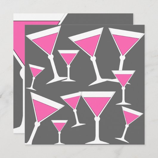 40e verjaardag van uitnodigingen (Voorkant / Achterkant)