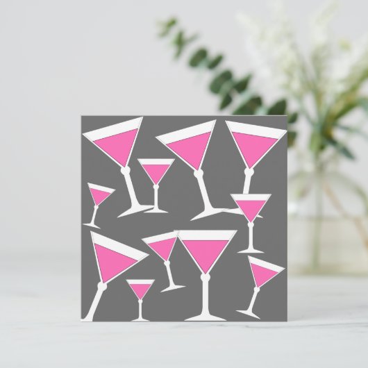 40e verjaardag van uitnodigingen (Staand voorkant)