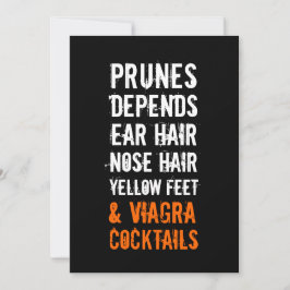 40e verjaardag van uitnodigingen - Geezer