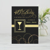 40e verjaardag van uitnodigingen van de partij - G (Staand voorkant)