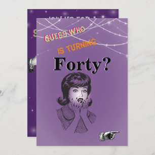 40e verjaardag van vrouwen kaart