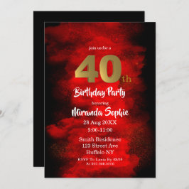 40e verjaardag van zwarte en rode rook