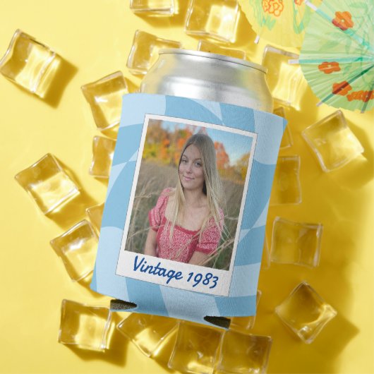 40e Verjaardag Vintage 1983 Gestreepte Koelbox Blikjeskoeler (Insitu Zomer)