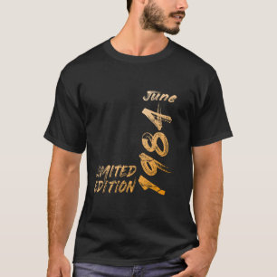 40e Verjaardag Vintage 1984 Juni 40 Jaar Mannen Vr T-shirt