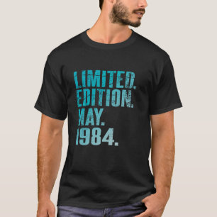 40e Verjaardag Vintage 1984 Mei 40 Jaar Mannen Vro T-shirt