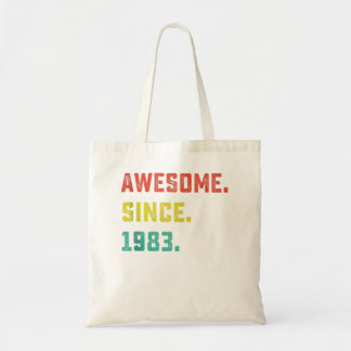 40e verjaardag Vintage Geweldige sinds 1983 40 jaa Tote Bag