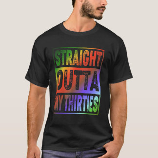 40e verjaardag Vintage recht buiten mijn dertig T-shirt