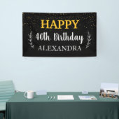 40e verjaardag Vinylbanner, 3' x 5' Spandoek (Beurs)