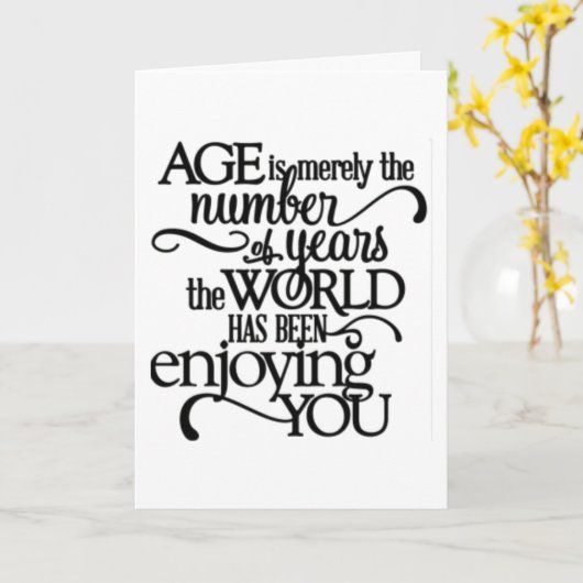 **40E** VERJAARDAG VOOR EEN ZEER * SPECIALE PERSOO KAART (Gele Bloem)