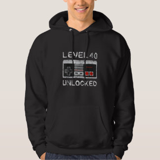 40e verjaardag voor zijn niveau 40 ontgrendelde T Hoodie