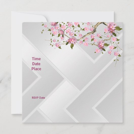 40e verjaardag Witte roze bloesem 2 Kaart (Achterkant)