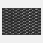 40e Verjaardag Wrapping Paper, 1985 Jaar Gift Wrap Inpakpapier Vel (Voorkant 3)