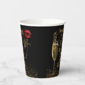 40e verjaardag - Ze kust haar 30's vaarwel Papieren Bekers (Links)