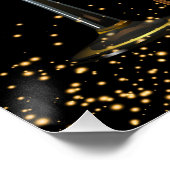 40e verjaardag - Ze kust haar 30's vaarwel Perfect Poster (Hoek)