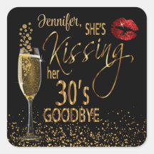 40e verjaardag - Ze kust haar 30's vaarwel