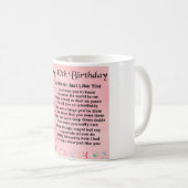 40e verjaardag - Zuster gedicht Koffiemok (Voorkant rechts)