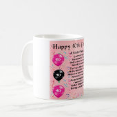 40e verjaardag - Zuster gedicht Koffiemok (Voorkant links)