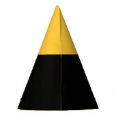 40e verjaardag zwart goud feesthoedjes (Achterkant)