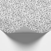 40e verjaardag zwart/wit Random Number Patroon 40 Cadeaupapier (Hoek)