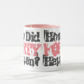 40e verjaardagscadeau. Hoe is veertig gebeurd? Mok (Midden)