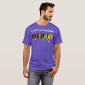 40e verjaardagscadeau voor Motorcross Racer gebore T-shirt (Voorkant volledig)