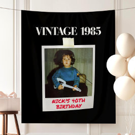 40e Verjaardagsfeest Banner Hallo Veertig Verjaard Wandkleed