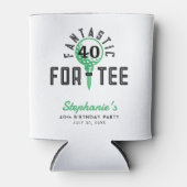 40e verjaardagsfeest Fantastisch voor-T-shirt wit Blikjeskoeler (Voorkant)