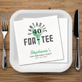 40e verjaardagsfeest Fantastisch voor-T-shirt wit Servet
