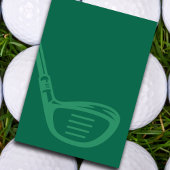 40e Verjaardagsfeest Foto Modern Golf Green Kaart