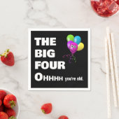 40e verjaardagsfeest krijgt oude Humor Servet (Insitu)