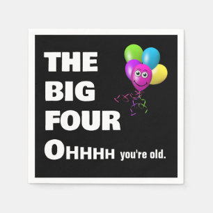 40e verjaardagsfeest krijgt oude Humor Servet