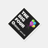 40e verjaardagsfeest krijgt oude Humor Servet (Hoek)