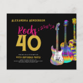 40e verjaardagsfeest Rocks 40 Budget (Voorkant)