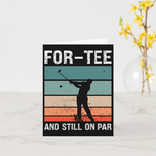 40e verjaardagsfeest voor-t-shirt en nog steeds op kaart (Gele Bloem)